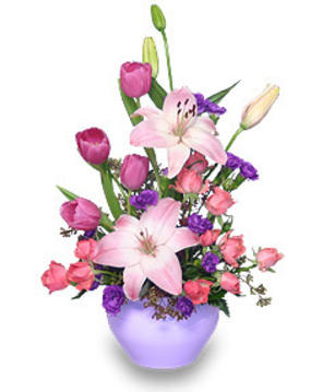 lavendar love bouquet mothers day